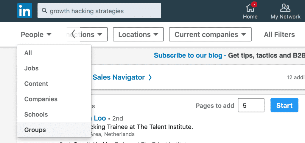 linkedin sales navigator log in