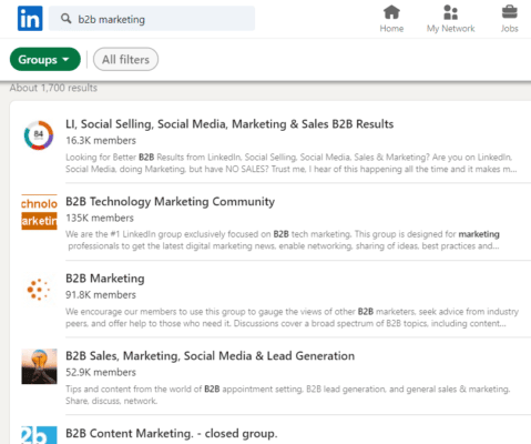 LinkedIn groups overview