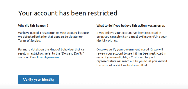 why is my linkedin account restricted