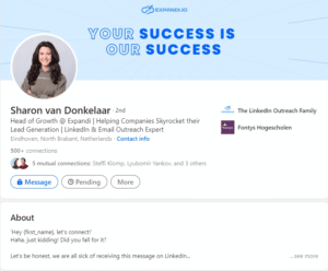How to optimize your personal LinkedIn page