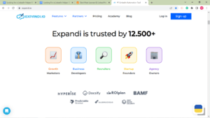 a screenshot of Expandi.io's users