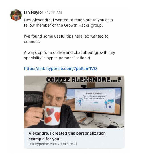 personalized linkedin outreach