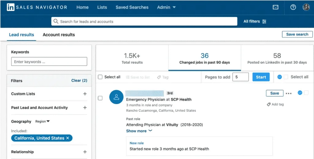 Subject lines in LinkedIn