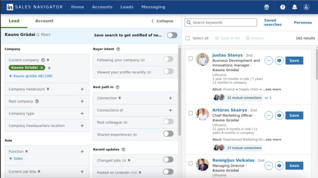 how to export contacts from linkedin