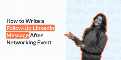 how to write a follow up linkedin message after networking event