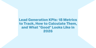 lead generation metrics