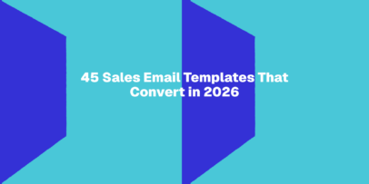 sales email templates