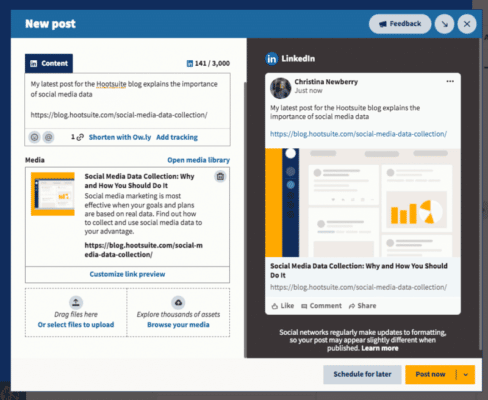 Hootsuite analytics