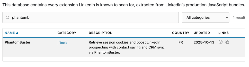 phantombuster extension on retrieving session cookies from linkedin prospecitng