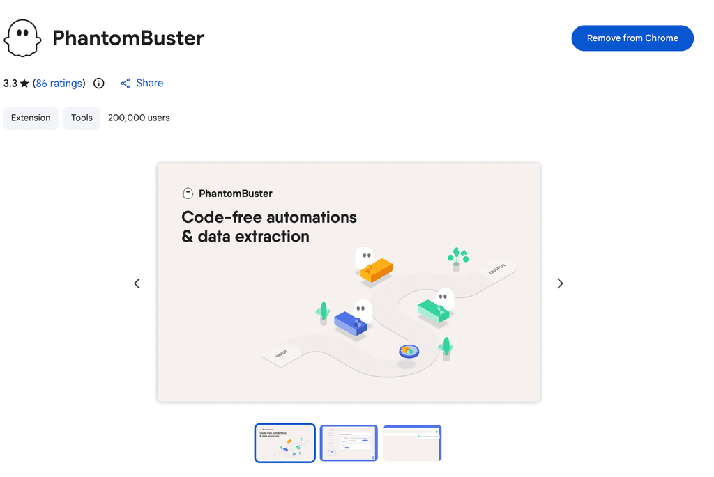phantombuster chrome extension