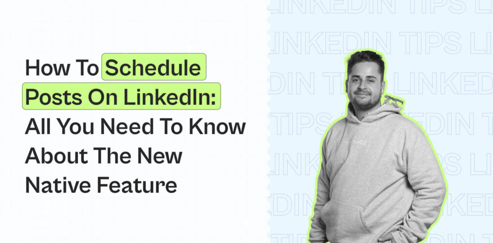 how to schedule post on linkedin