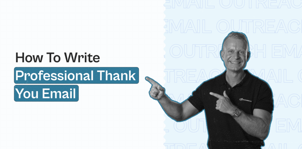 how to write a professional thank you email