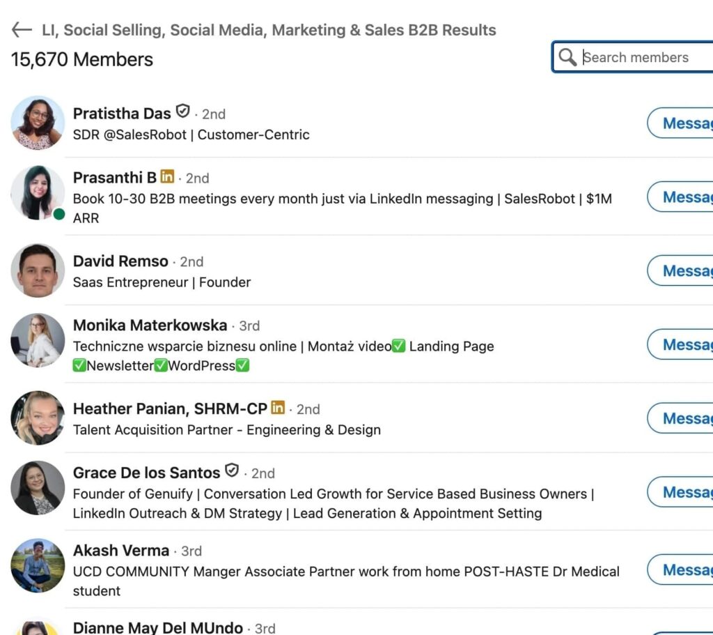 how to network with people on linkedin