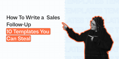 how to write a follow up sales email