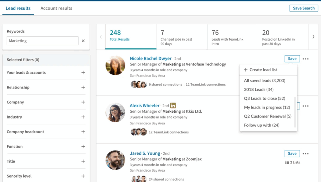 Receiving new alerts on LinkedIn Sales Navigator