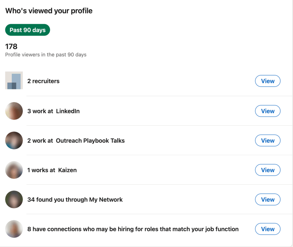 Who viewed your profile on LinkedIN