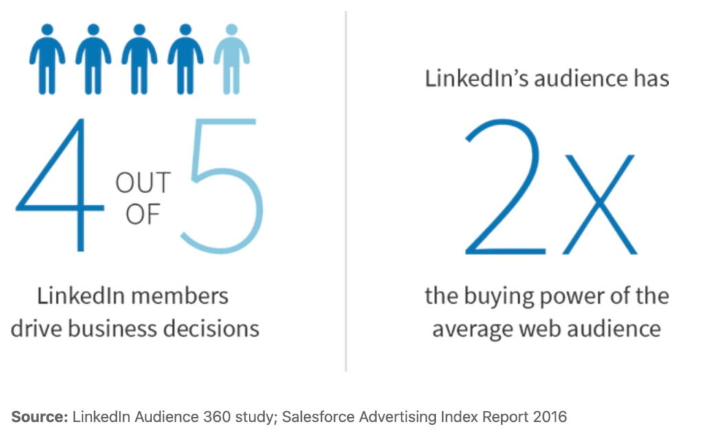 linked in demographics