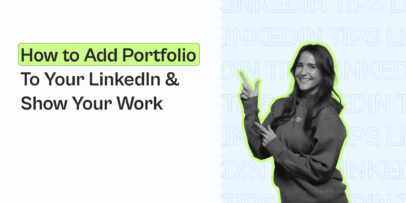 add portfolio linkedin account