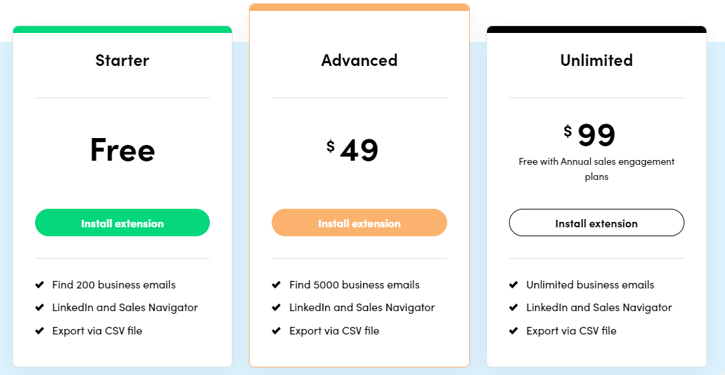 A screenshot of Reply.io's sales engagement plans