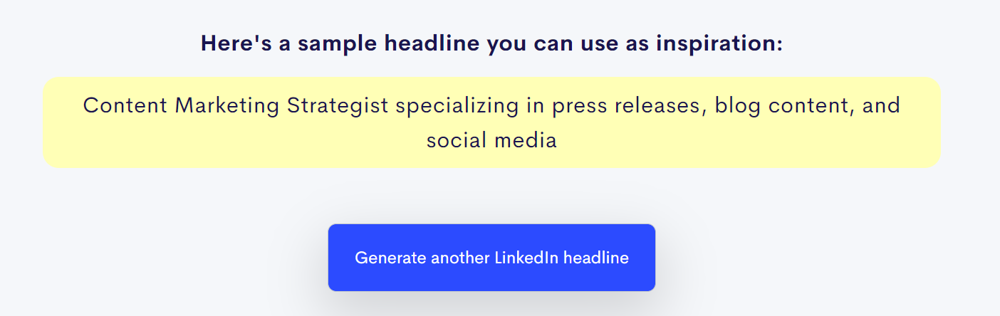 ResumeWorded LinkedIn headline generator