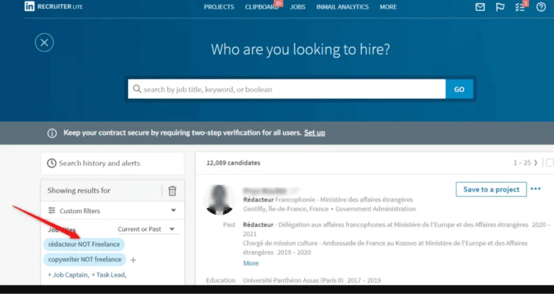Using filters to target the right people on LinkedIn