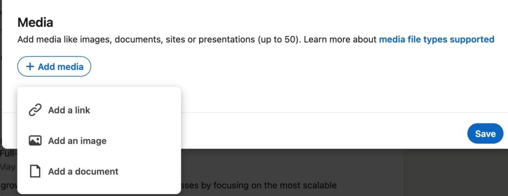 linkedin portfolio