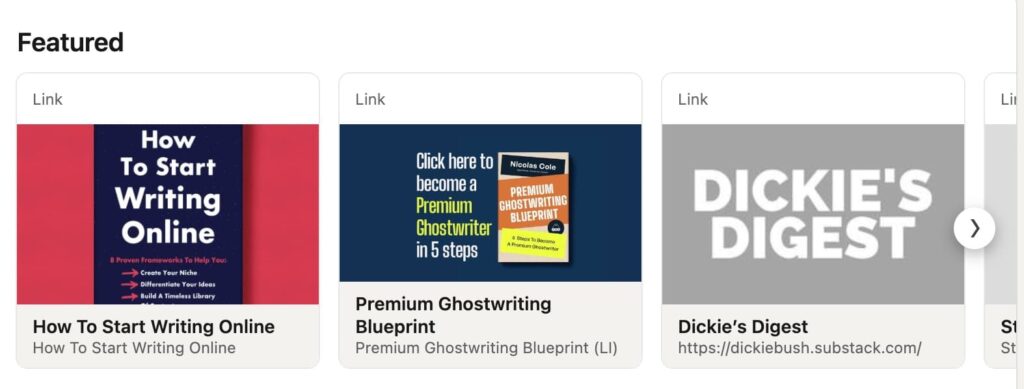 portfolio on linkedin