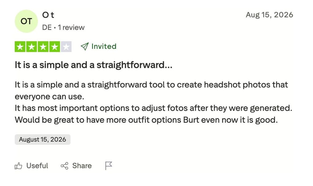 headshotpro trustpilot reviews