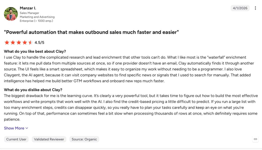 clay g2 review