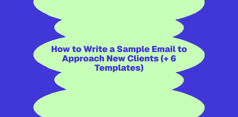 sample email to approach new client