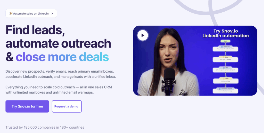 Snov.io  lead generation company