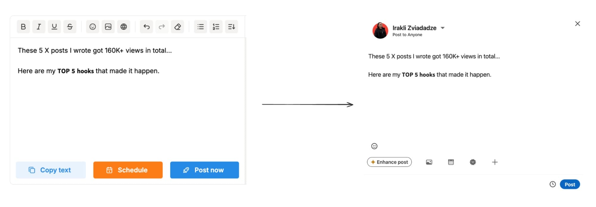 linkedin-bold-text
