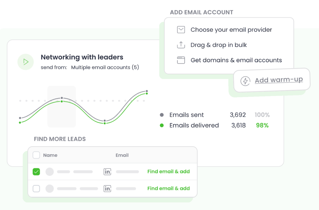 Woodpecker - Best for simple, reply-focused cold email outreach