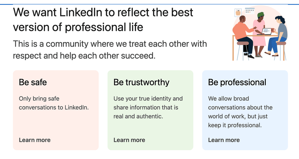 linkedin community policies