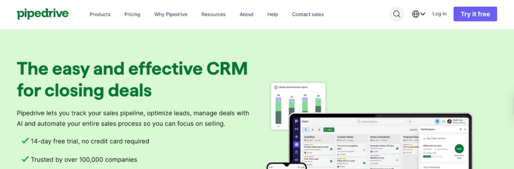 Pipedrive sales engagement tools