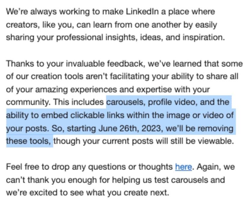 how to post a carousel on LinkedIn