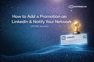 How to add a promotion on LinkedIn?