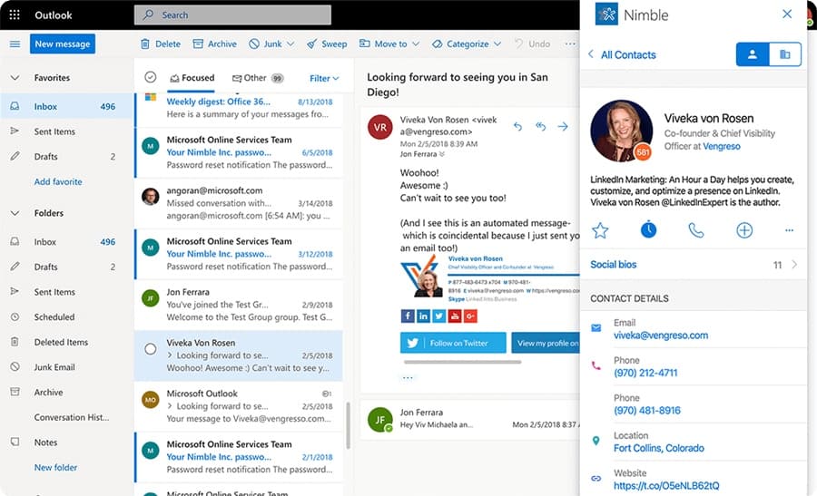 nimble social selling crm