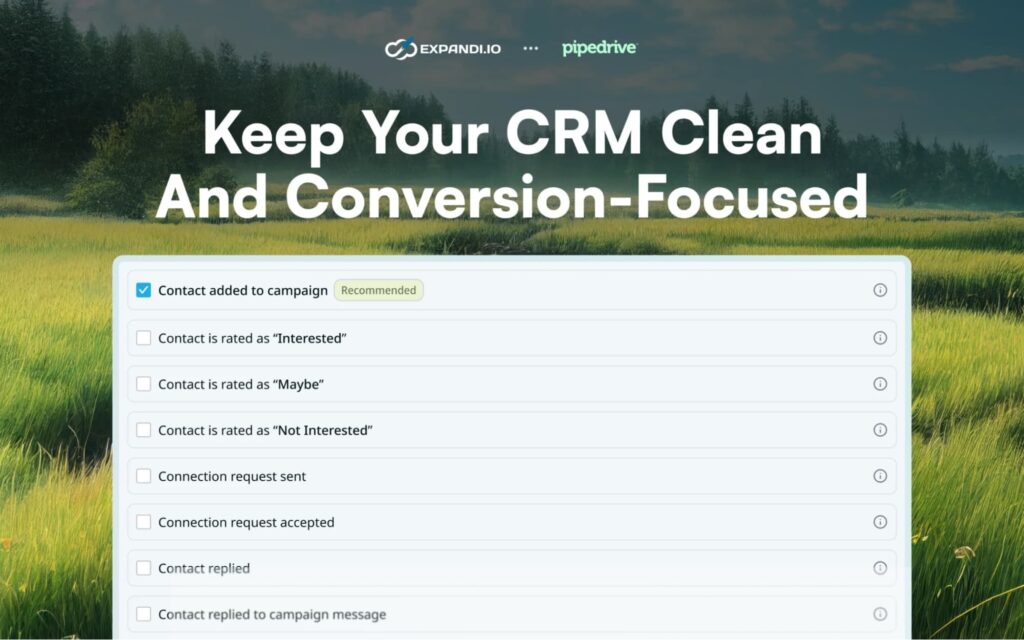 expandi pipedrive integration
