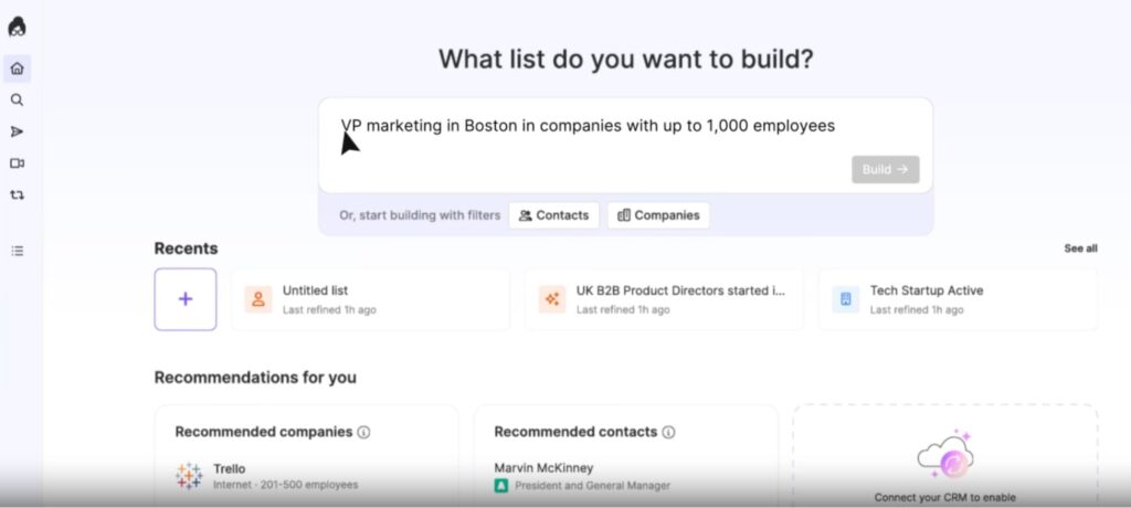 B2B prospecting tool