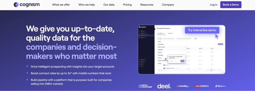 Top B2B data enrichment tools for ICP modeling