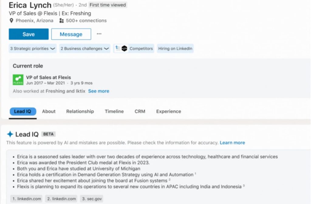 LinkedIn Sales Navigator