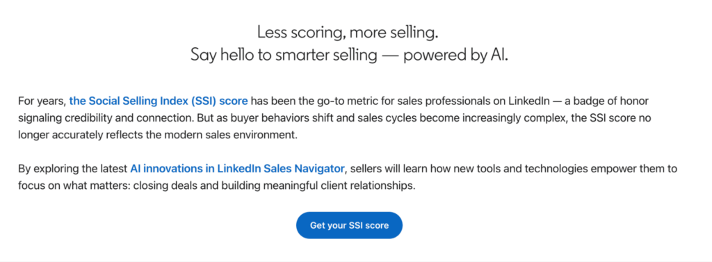 linkedin on using AI in SSI
