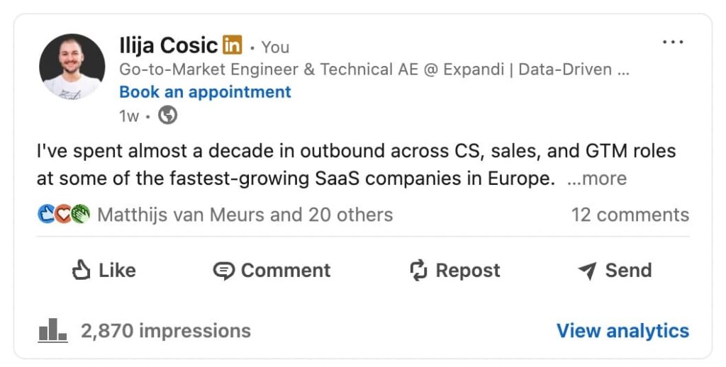 linkedin impressions meaning