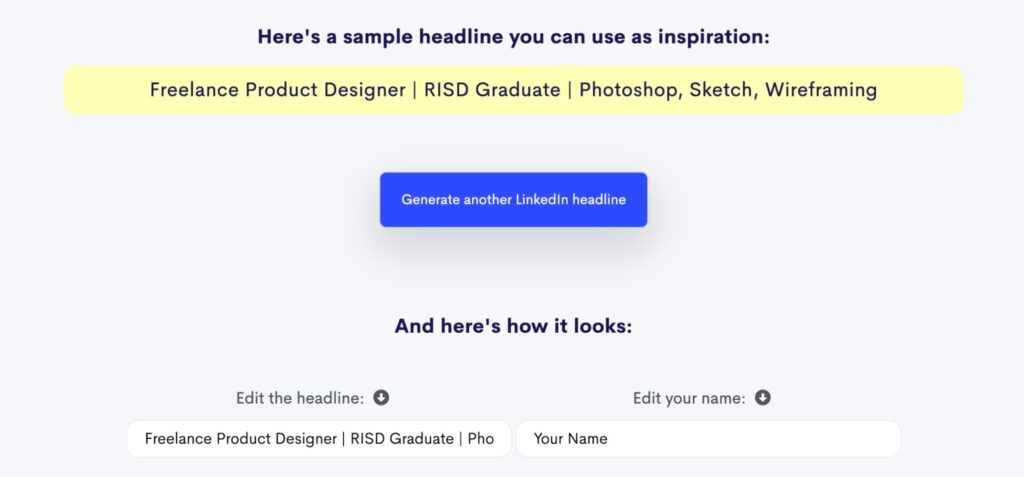 linkedin headline examples for professionals