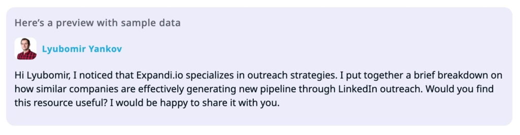 linkedin inmail examples