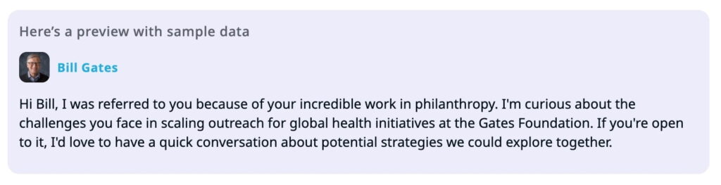 linkedin inmail examples