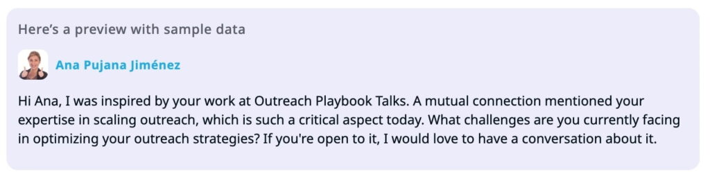 linkedin inmail examples
