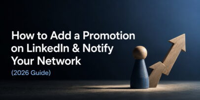 How to add a promotion on LinkedIn?