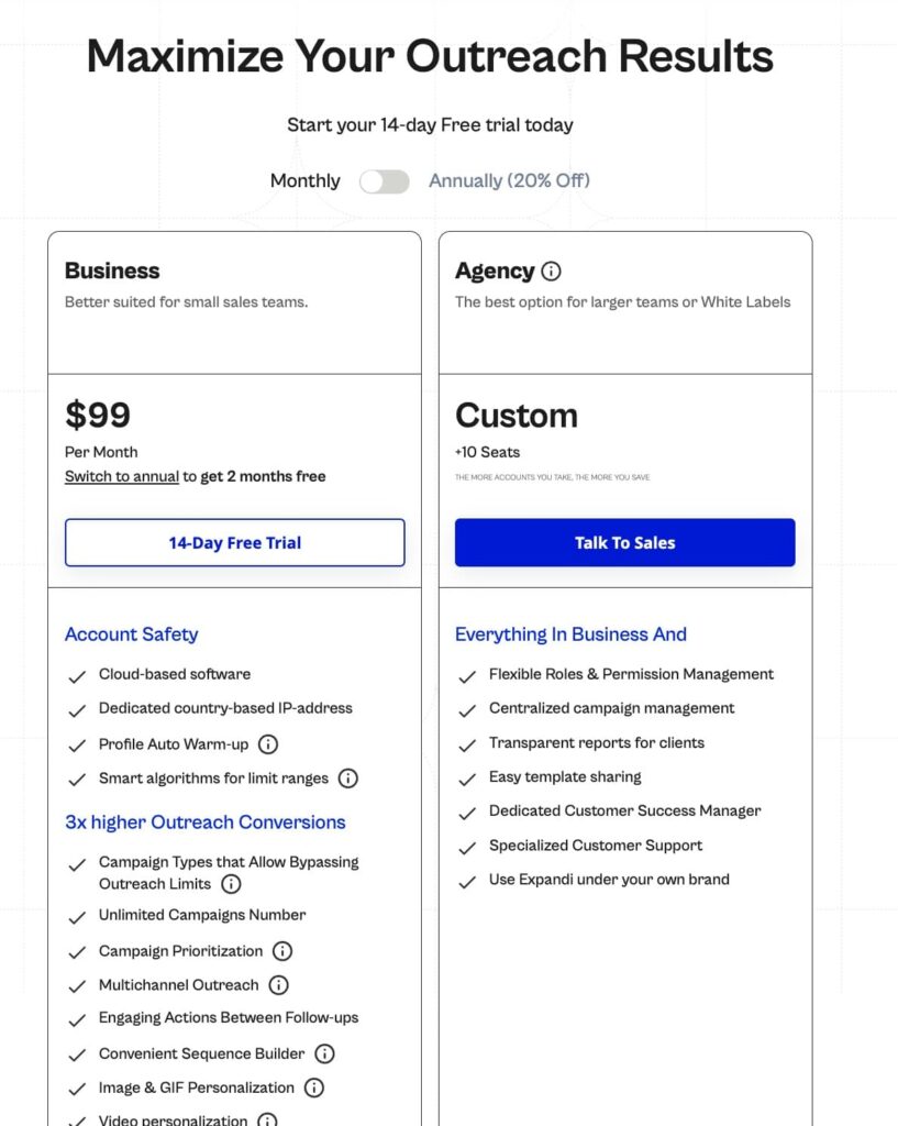 expandi-pricing